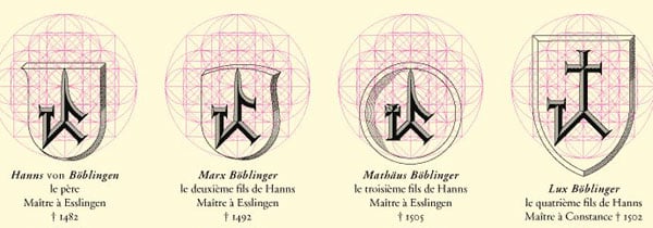 Signes de maîtres tailleurs de pierre