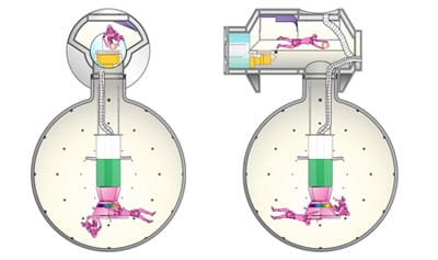 Utilisation de structure gonflable pour la zone-vie dans l'espace