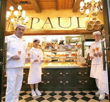 Un des points de vente Paul