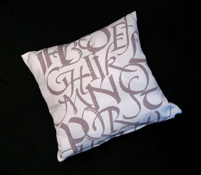 Le coussin abécédaire